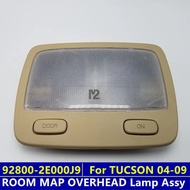 Lampu Siling Dalaman Untuk HYUNDAI TUCSON 2004 - 2009 OEM BILIK PETA OVERHEAD Lamp Assy 92800 2E000J