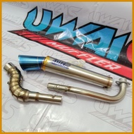 ┻ ← ❈ Nlk conical open specs exhaust Pipe for Wave 125 Xrm 110/125 Wave 100/110/115 Rs125 Fury 125