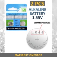 2PCS LR44 AG13 TMI ALKALINE BATTERY 1.55V