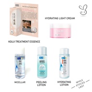 Hada Labo Hydrating Light Cream 14g/3-in-1 micellar cleansing water 30ml/Kouji Treatment Essence 30m