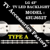 43UJ652T 43UJ652-TB LG 43" TV LED BACKLIGHT (LAMP TV) LG 43 INCH LED TV BACKLIGHT 43UJ652 43UJ652-TB
