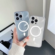 Magsaf* Clear Case For OPPO A3 A5 2025 A5i A5X A6 PRO INDO A3X A3S A1K A5S A7 A11K A15 A15S A16 A16S