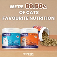 ULTRACAT Multivitamins Nutrition With Pre+Probiotic,IgG,Q10 by VetStates SG Chicken&Fish Organic(Bet