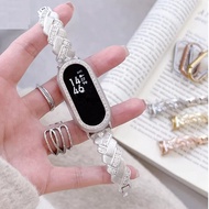 Bling Diamond Strap Case For mi band 10 Strap Beads mi band 9 Case  Smart Band 10 Strap Replacement 