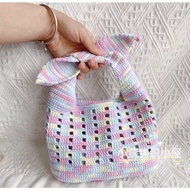 Bowknot Handbag Crochet DIY KIT PACK Crochet Kit for Beginner