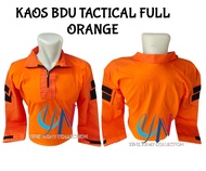 Kaos bdu tactical full orange oren