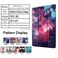 Samsung Galaxy Tab A 10.1 2019 T510 T515 Slim Leather Flip Stand Tablet Case Smart Cover Casing PC Cover