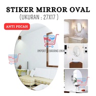 Imb -- Acrylic Glass Wall Sticker Mirror Already With Adhesive Bathroom Mirror Wallpaper