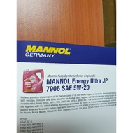 Mannol Energy Ultra JP 5W-20/100%  Original Fully Synthetic 15000km Engine Oil