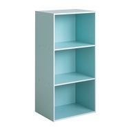 TZUMii多彩三格空櫃/三層櫃/收納櫃/書櫃/置物櫃-多色可選/ 粉藍色