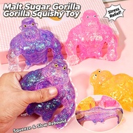 Squishy Toys Murah Maltose Gold Powder Transparent Gorilla Slow Rebound Little Monkey Decompression