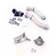 Kit Paip Turbo Diesel untuk 94-97 Ford 7.3L Powerstroke Base Ekzos Shell Paip Atas