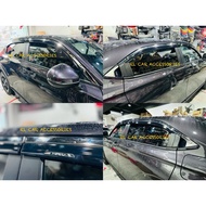 Honda HRV 2022 2023 2024 Window door sun visor lip stainless steel chrome cover airpress bodykit bod