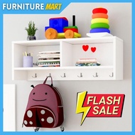 Furniture Mart JUNO Airbnb wall mounted cloth hanging storage cabinet/ garment rack cabinet/ space s