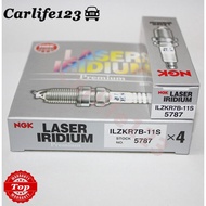 4Pcs New ILZKR7B-11S NGK 5787 12290R48H01 Laser Iridium Spark Plug For HONDA ACURA
