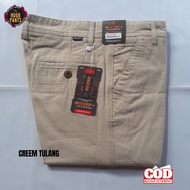 Hugo Pants - Celana Panjang Pria Bahan Kerja Slm Fit Formal Jumbo Kain Katun Cowok Dewasa