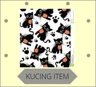 ROLL CAT MOTIF // ALAT PELUKIS DINDING // WALLPAPER // ROLL MOTIF KUCING ITEM