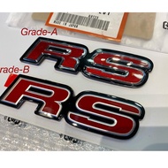 Honda Emblem { RS } Logo High Quality Car Honda Jazz City RS  Logo Emblem Badge