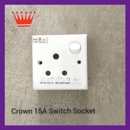 Crown15A Switch Socket/15A Socket