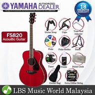 Yamaha FS820 40'' Concert Solid Spruce Mahogany Acoustic Guitar Red Ruby (FS 820)