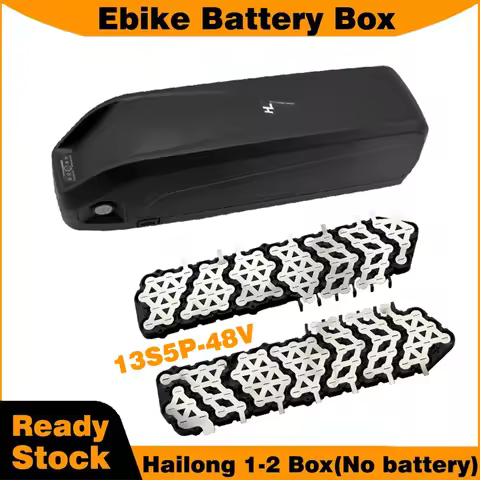 48V Hailong E-bike battery box Hailong 1-2 SSE-077 18650 13S5P Battery case for battery pack without