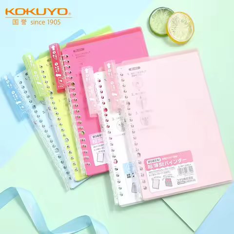 Japan Kokuyo Campus Smartring Loose-leaf Notebook Transparent Coil Loose-leaf Notebook A5/B5 10 Shee