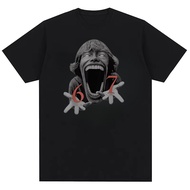 Horror Scream Face 67 Meme Art Design Gift Style Men's Fashion Cotton T-shirt