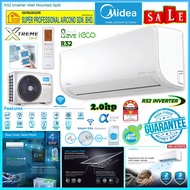 Midea 2.0hp Inverter Air Conditioner MSXS-19CRDN8 ((Xtreme SavE)) R32 Inverter Air Conditioner ((Air Purify Super ionizer))