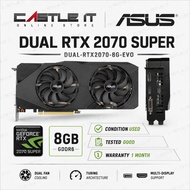 NVIDIA GeForce RTX 2070 SUPER 8GB GDDR6 Used Graphics Card ASUS DUAL EVO Gigabyte WINDFORCE