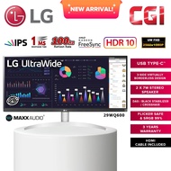 LG 29" 29WQ600 IPS FHD AMD Freesync HDR10 100Hz 1ms USB-C Borderless Ultrawide Monitor