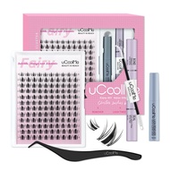 UCoolMe Lashes สั้น Fairy Venus Flora 8-14 มม.Lashes Cluster พร้อม Lash กาวแหนบ DIY ยาวนาน Lash EXTE