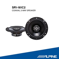 Alpine ลำโพง รุ่น SPJ-161C2 6" COAXIAL 2-WAY SPEAKER ออกแบบมาเพิ่มเสียงเบสโดยปราศจากความเพี้ยนของเสี