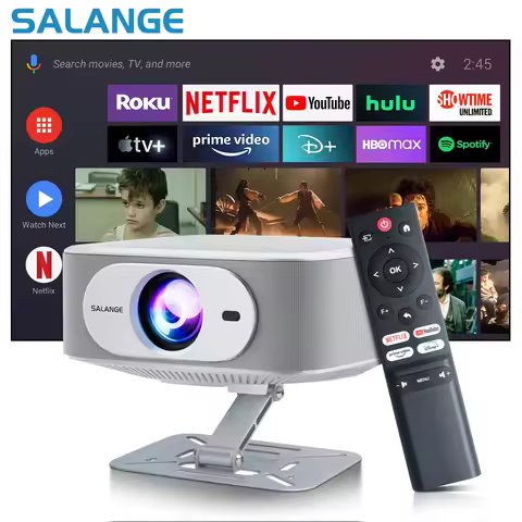 Salange P92MAX Android13 Smart Projector Netflix Officially Licensed HD 1080P BT5.2 WiFi 12000L Elec