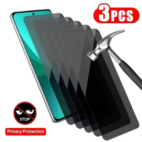 3Pcs Privacy Glass For Xiaomi Redmi 8A K60 K70 Pro 10A Sport 9T 9C NFC K50 Gaming 9 11 Prime 10 Powe