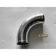Universal Turbo Aluminium Pipe 90 Degree Pipe 63mm / 76mm / 53mm / 89mm / 51mm Alloy Intercooler Pip