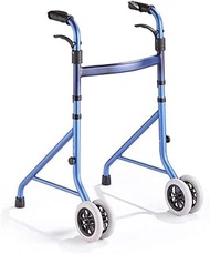 Walker For Seniors Rollator Folding Rollator Walker Aid Adjustable Height Walking Stick With Wheel For Elderly Adult Seniors Disabled Handrails Crutches (Color : Gray) (Gray) (Blue) Anniversary