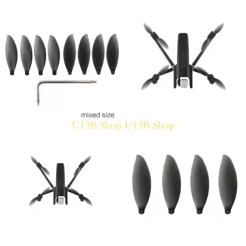 U13B 8Pcs Anafi Propellers Folding Props for Parrot Anafi Camera CW CCW Propeller Replacement Props 