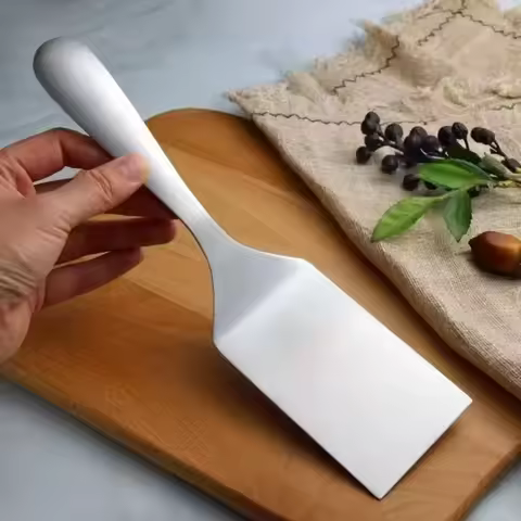 Stainless Steel Flat Spatula, Multi-purpose Small Pan Spatula for Restaurant Home, Steak Pancake Tep