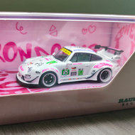 BriScalemicro | Porsche RWB 964 993 McDonalds Kitty Decode Diecast Car Model 1:64