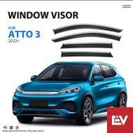 <Ready Stock>Byd Atto 3 Door Visor Byd Atto 3 Chrome Lining Door Visor