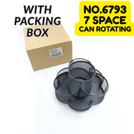 ❗HIGH QUALITY❗Multi-Functional Metal Pen Holder With Packing Box (7/4/9/4SPACE) (6717/6716/6719/6793