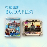 [Magnet] Hungary Budapest Product Resin Magnet Refrigerator Sticker New Style