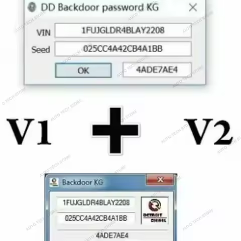 Detroit Diesel Backdoor Password Calculator V1 + V2 2020 (BACKDOOR DDDL)