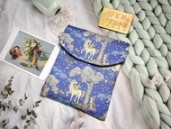 袋物系列-棉麻布寶藍獨角獸款布6吋電子書保護套-讀墨Mooink 6吋-