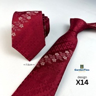 MERAH Red Batik Tie (X14) Batik Tie, Batik Necktie, Batik Neck Tie, Red Tie, Red Batik Tie, Batik Ne