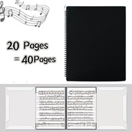 Music Score A4 Size Open 4 Page Pocket Piano Sheet Music Holder