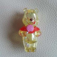 中古 SEGA 幻彩透明小熊維尼 Winnie the Pooh figure 擺設