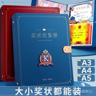 √ Ready Stock √ Certificate Collection Book New Style Leather Universal Large Size a3a4 Certificate 