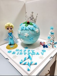 Elsa Christmas cake Christmas tree birthday cake 聖誕蛋糕