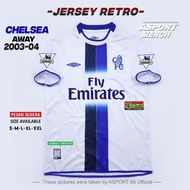 CHELSEA AWAY FOOTBALL JERSEY 2003 2004 CHELSEA AWAY RETRO JERSEY 03 04